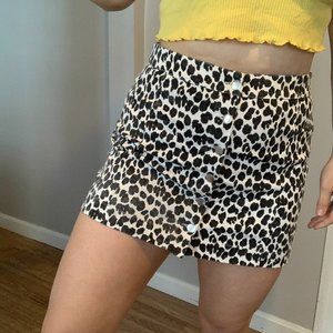 Animal Print skirt.